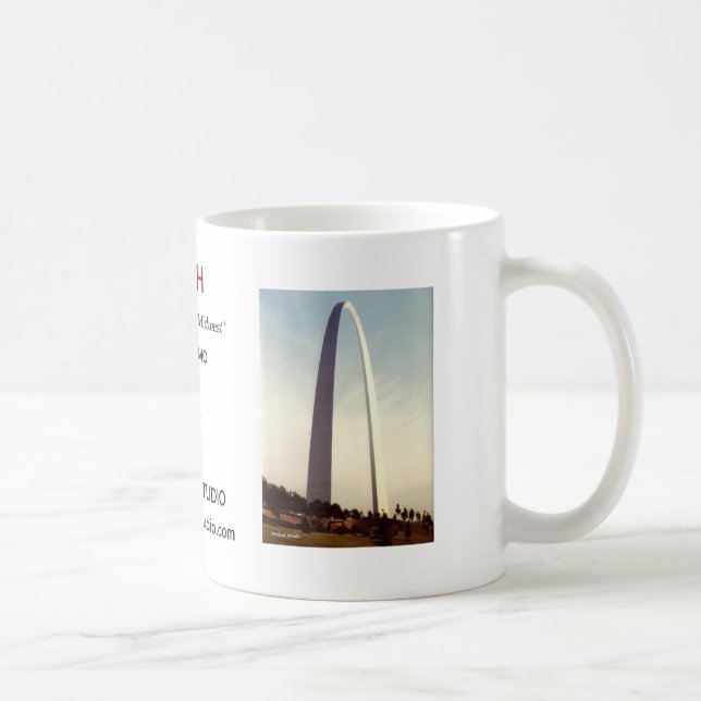Taza De Café Arco de St. Louis (Derecha)