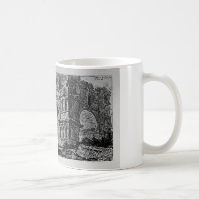Taza De Café Arco de Titus en Roma de Juan Battista Piranes (Derecha)