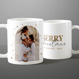 Taza De Café Arco fotográfico Minimalista moderno de Navidades