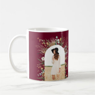 Taza De Café Arco graduado 1 foto borgoña botánica