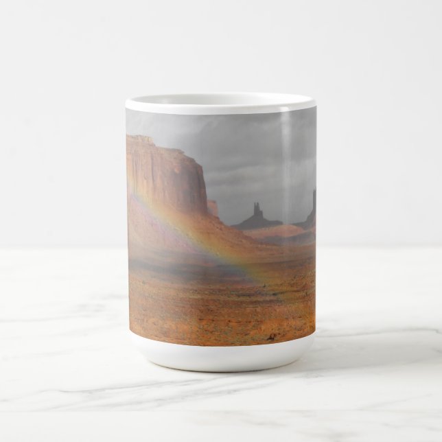 Taza De Café Arco iris del desierto (Centro)