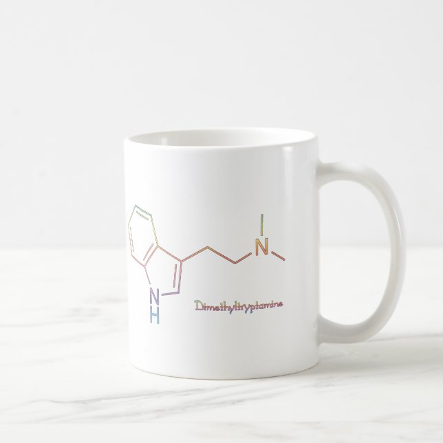 Taza De Café Arco iris del DMT (Derecha)
