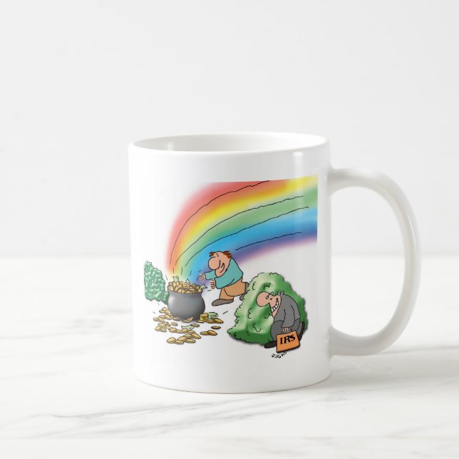 Taza De Café Arco iris del IRS (Derecha)