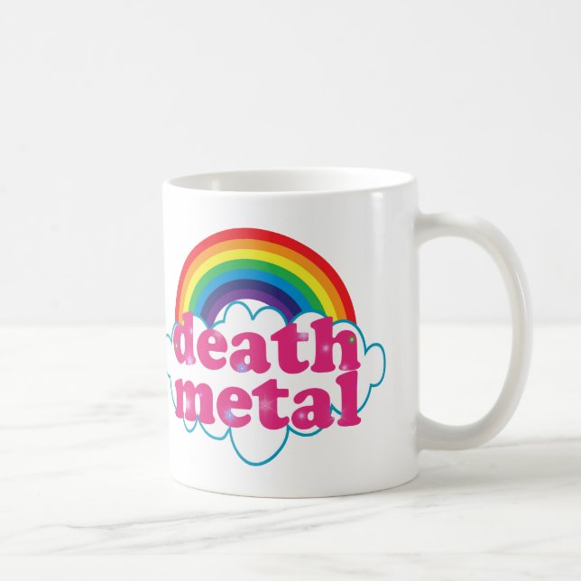 Taza De Café ¡Arco iris del metal de la muerte! (Derecha)