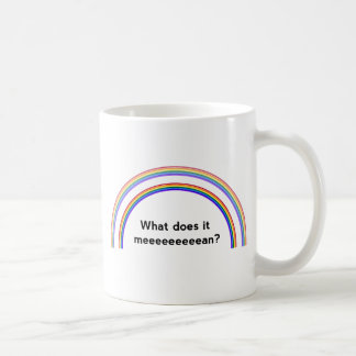 Taza De Café Arco iris doble