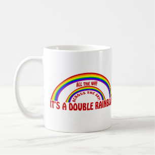 TAZA DE CAFÉ ¡ARCO IRIS DOBLE - HASTA EL FINAL!