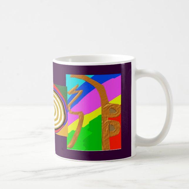 Taza De Café Arco iris   INTRÉPIDO de Sayhayki (Derecha)