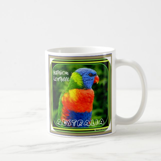 Taza De Café Arco iris magníficos (Derecha)