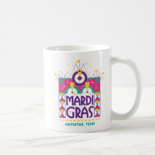 Taza De Café Arco Mardi Gras, Galveston, Texas