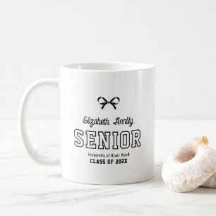 Taza De Café Arco Sénior Personalizado Año Guión Graduado Unive