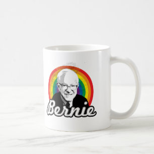 Taza De Café Arcoíris Bernie - Política LGBT -