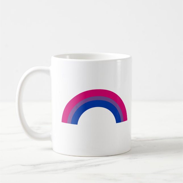Taza De Café Arcoíris Bisexual (Izquierda)
