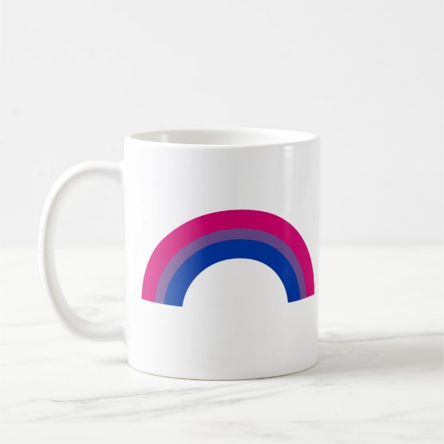Taza De Café Arcoíris Bisexual (Izquierda)