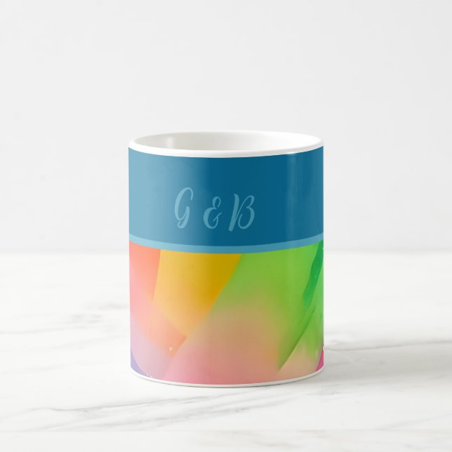 Taza De Café arcoíris coloridos lgbtq (Centro)