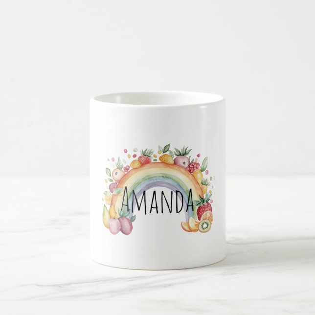 Taza De Café Arcoíris de Frutas (Centro)
