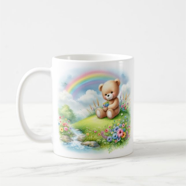 Taza De Café Arcoiris de Teddy Bear (Izquierda)