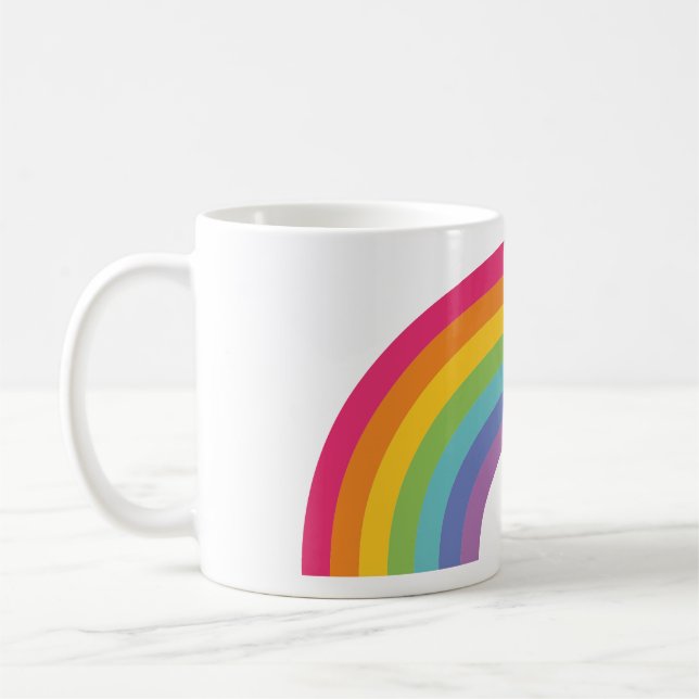 Taza De Café Arcoíris del Día del Orgullo (Izquierda)