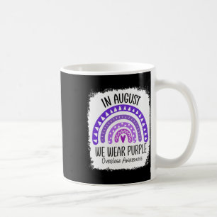 Taza De Café Arcoiris En Agosto Usamos Avisos De Sobredosis Púr