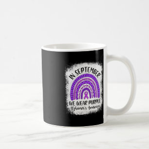 Taza De Café Arcoiris En Septiembre Usamos Aw de Alzheimer Mora