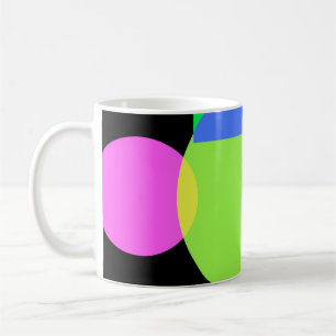 Taza De Café Arcoiris geométrico