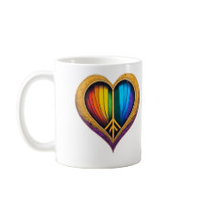 Arcoiris Heart Mug