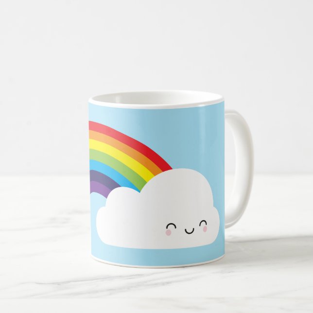 Taza De Café Arcoiris kawaii (Anverso derecho)