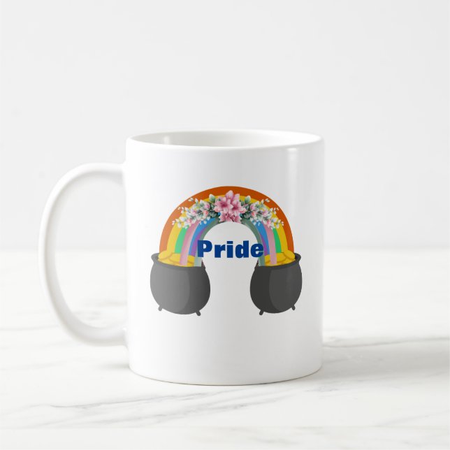 Taza De Café Arcoiris LGBT (Izquierda)