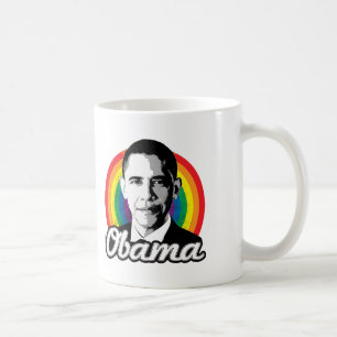 Taza De Café Arcoíris Obama - Política LGBT -