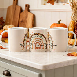 Taza De Café Arcoiris otoño otoño