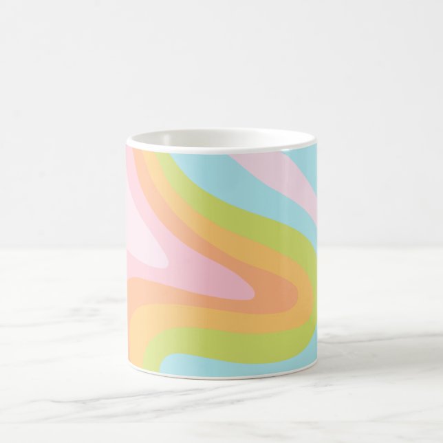 Taza De Café Arcoiris pastel (Centro)