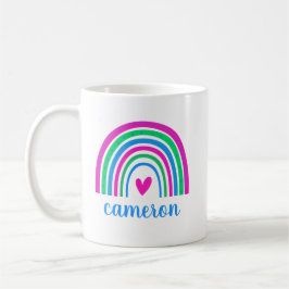 Taza De Café Arcoiris polisexual personalizado