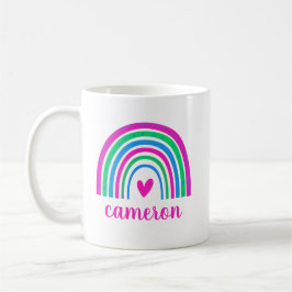 Taza De Café Arcoiris polisexual personalizado