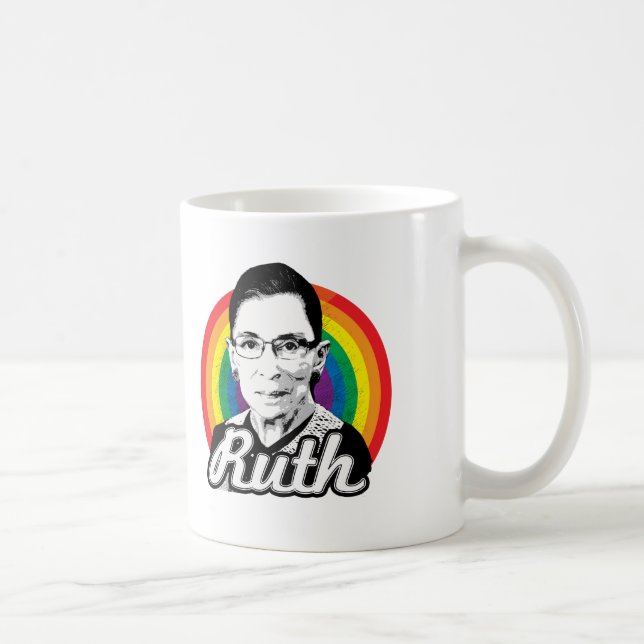 Taza De Café Arcoiris - Política LGBT - (Derecha)
