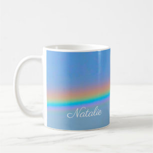 Taza De Café Arcoiris real natural personalizado