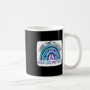 Taza De Café Arcoiris Tengo Tiempo Para Escuchar La Prevención 
