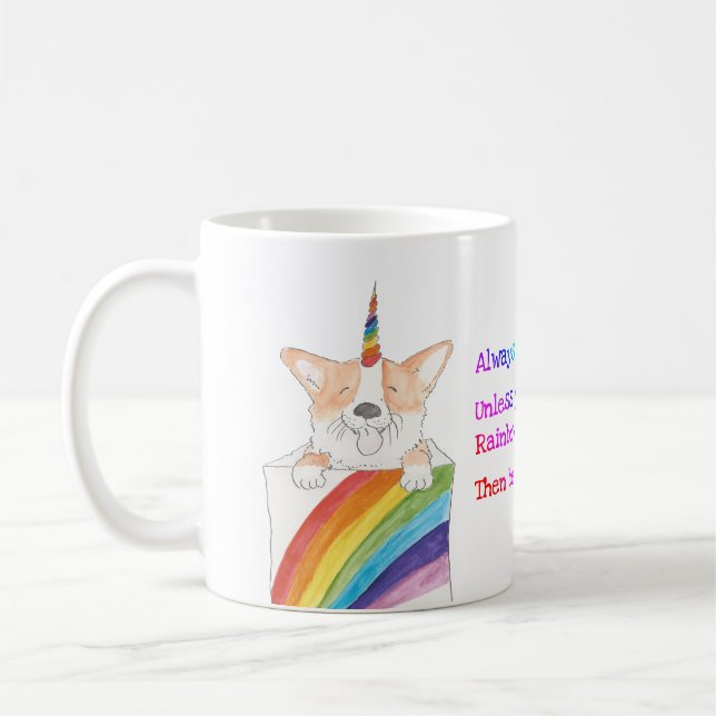 Taza De Café Arcoiris unicorgi mug (Izquierda)