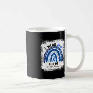 Taza De Café Arcoiris Yo Uso Cinta Azul Para Mi Diabetes T1D Aw