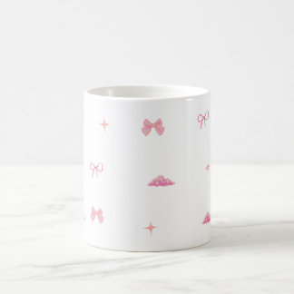Taza De Café Arcos rosados y nubes pasteles Mug estético