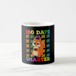 Taza De Café Ardilla 100 Días Más Inteligente 100º Día de Escue