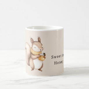 Taza De Café Ardilla abeja dulce como la miel