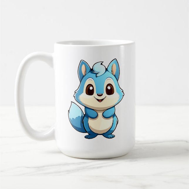 Taza De Café Ardilla animal adorable (Izquierda)