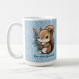 Taza De Café Ardilla corta con mensaje personalizado