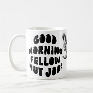 Taza De Café Ardilla Cuta - Buenos Días Empleos De Tuerca
