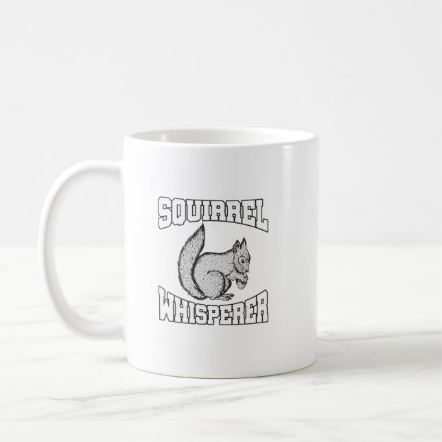 Taza De Café Ardilla de animales salvajes de la ardilla Whisper (Izquierda)