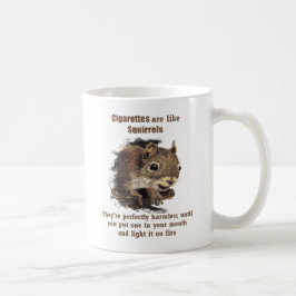 Taza De Café ardilla de citas motivacionales para dejar de fuma