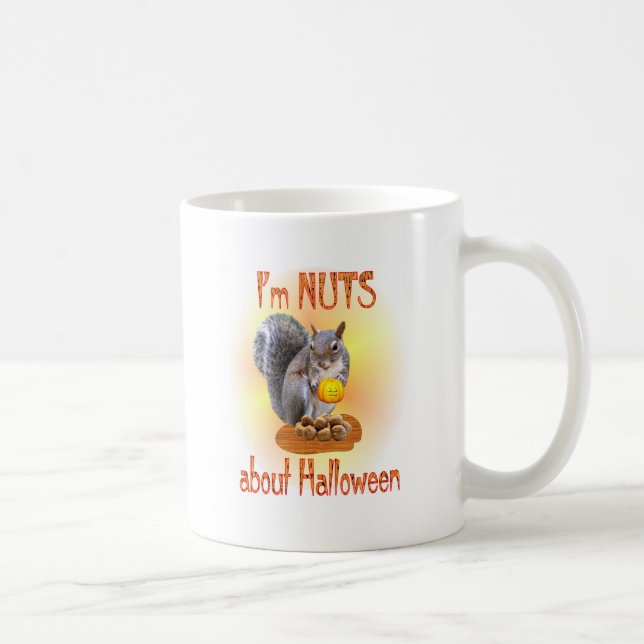 Taza De Café Ardilla de Halloween (Derecha)