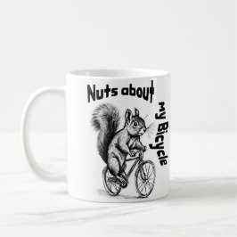 Taza De Café Ardilla en un regalo de entusiasta del ciclismo