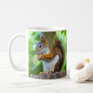 Taza De Café ardilla roja