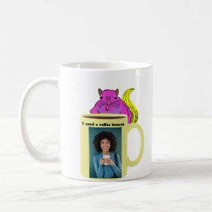 Taza De Café Ardilla traviesa #234 Café Humano