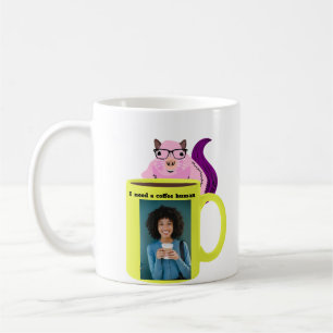 Taza De Café Ardilla traviesa #344 Café Humano